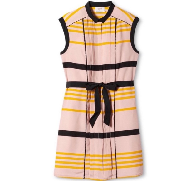 Jason Wu for Target Striped Button Up Shirtdress M - Picture 12 of 12